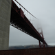 It was still foggy and as we got to the top it was also windy as well.